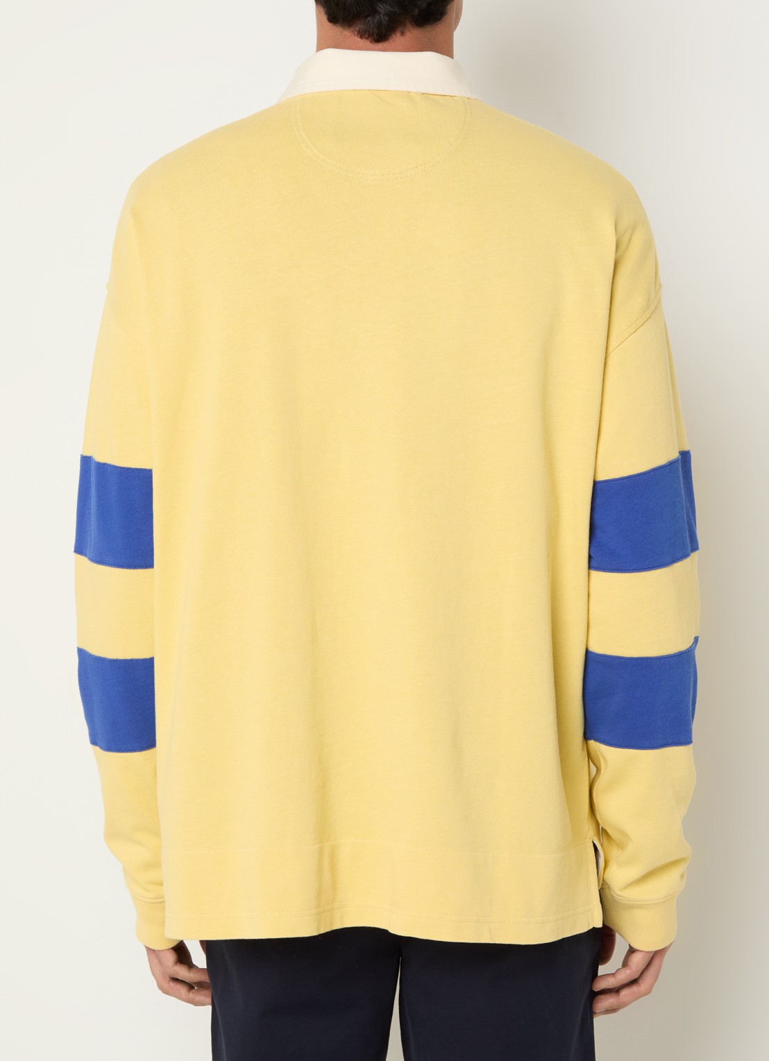 Gant Rugger regular fit polo met logo - achterkant 2 okergeel