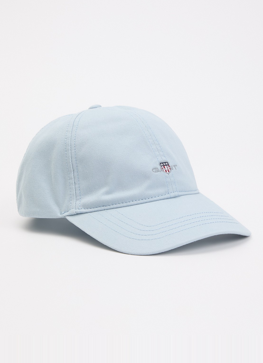 Gant Shield pet met logoborduring - voorkant lichtblauw