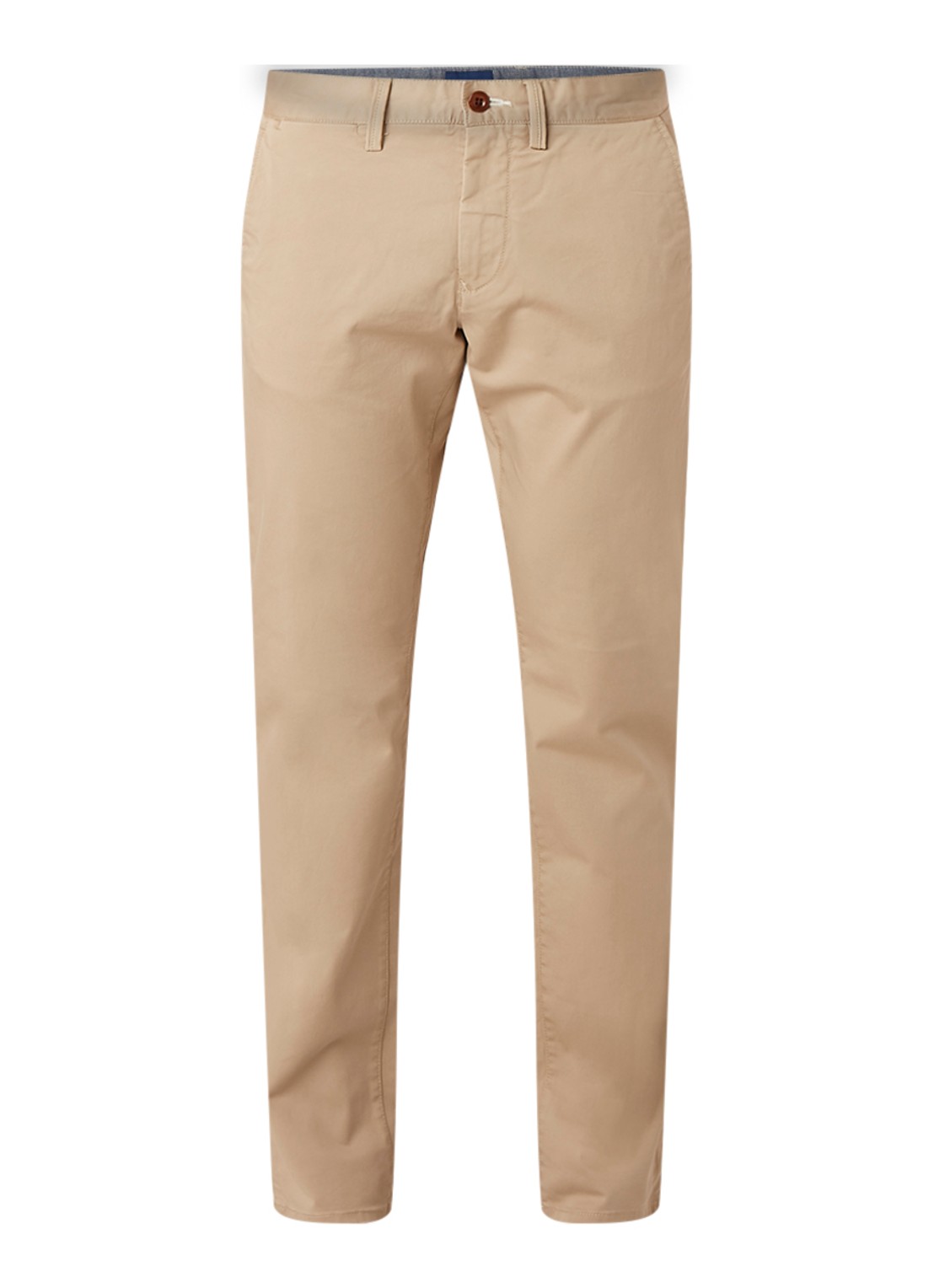 Gant Slim fit chino van katoen - voorkant 3 beige