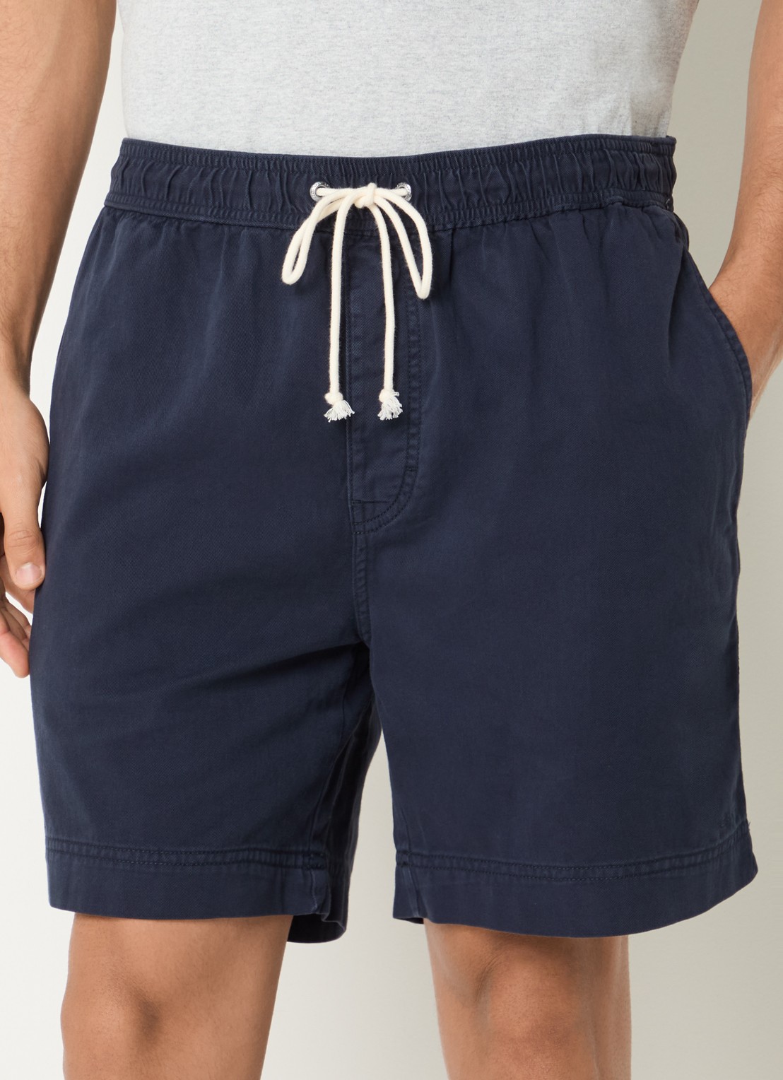 Gant Straight fit korte broek met steekzakken - detail 4 blauw