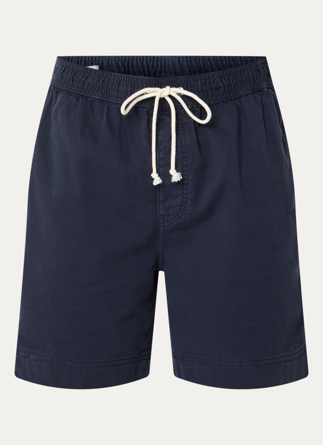 Gant Straight fit korte broek met steekzakken - voorkant blauw