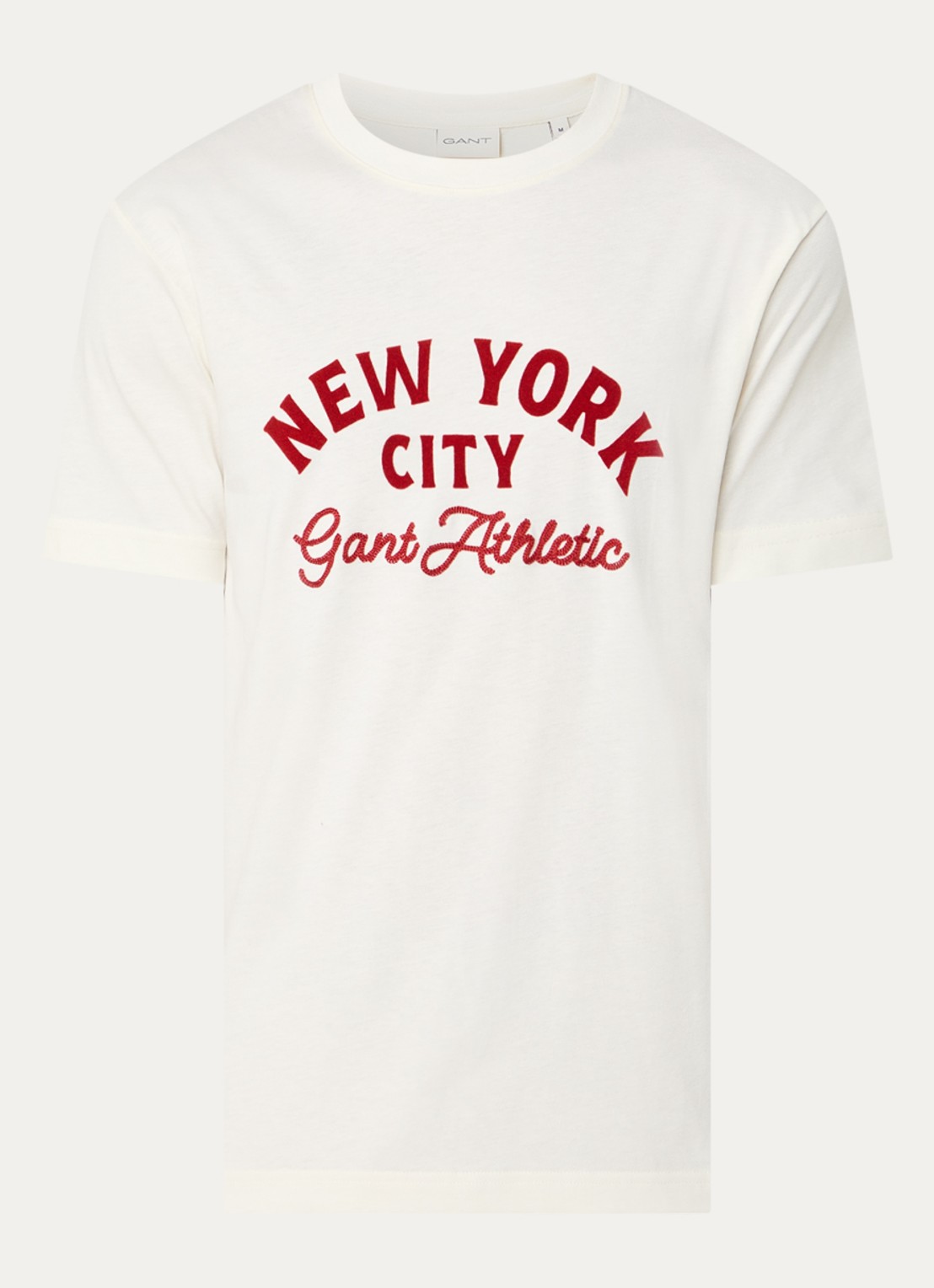 Gant T-shirt met print - voorkant 2 gebroken wit