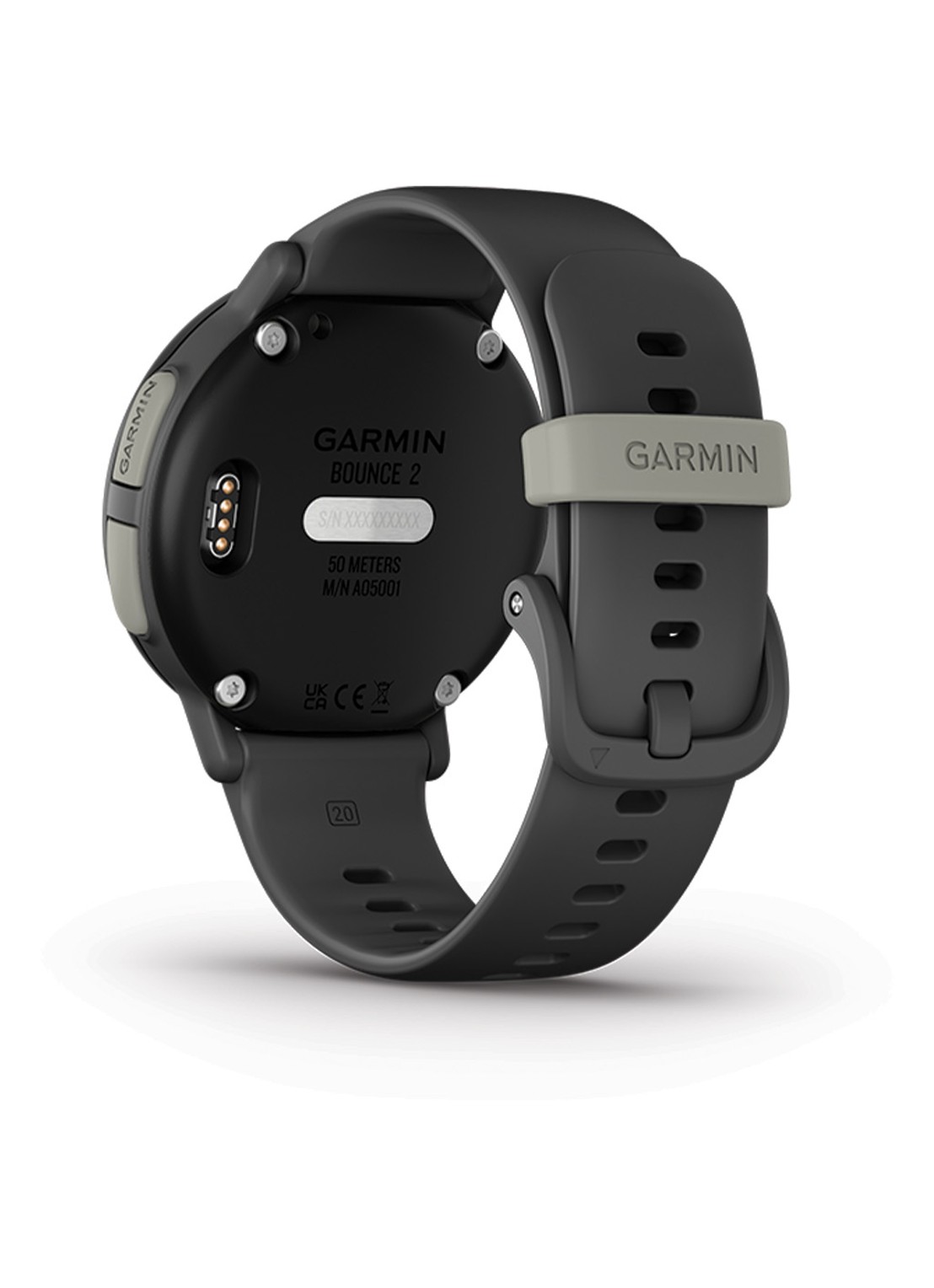 Garmin Bounce 2 smartwatch  - detail 3 antraciet