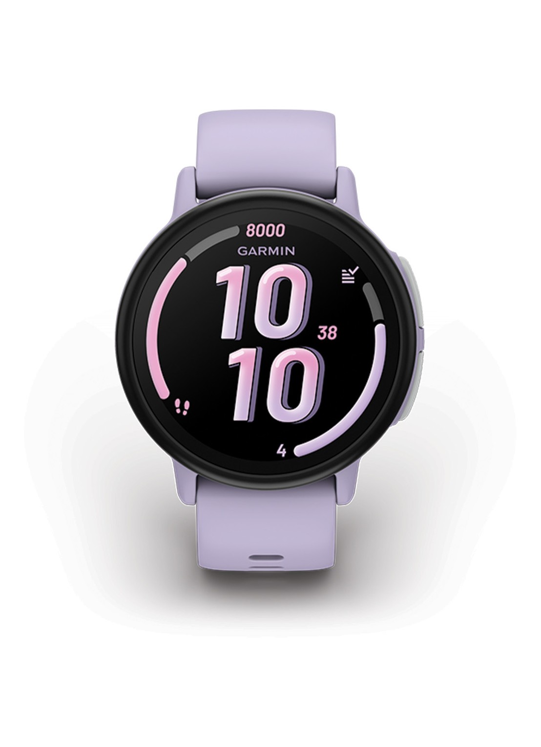 Garmin Bounce 2 smartwatch - voorkant lila
