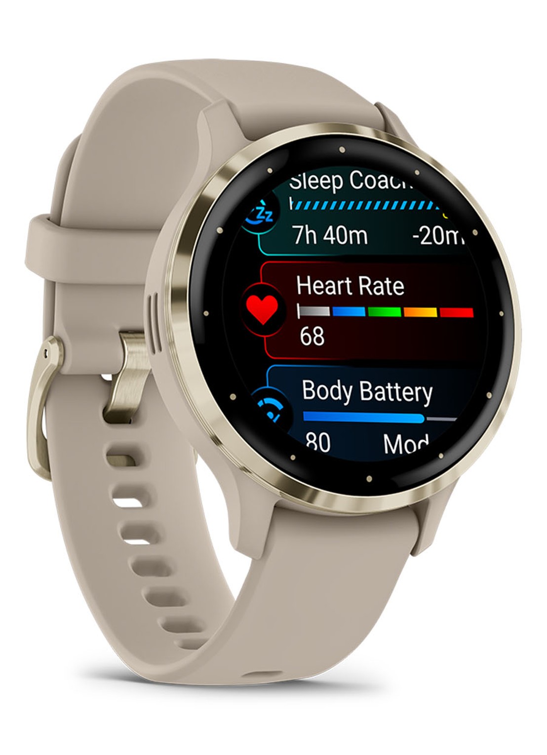 Garmin D2 Delta S Sapphire smartwatch met extra siliconen band 010-01988-31 - detail grijs