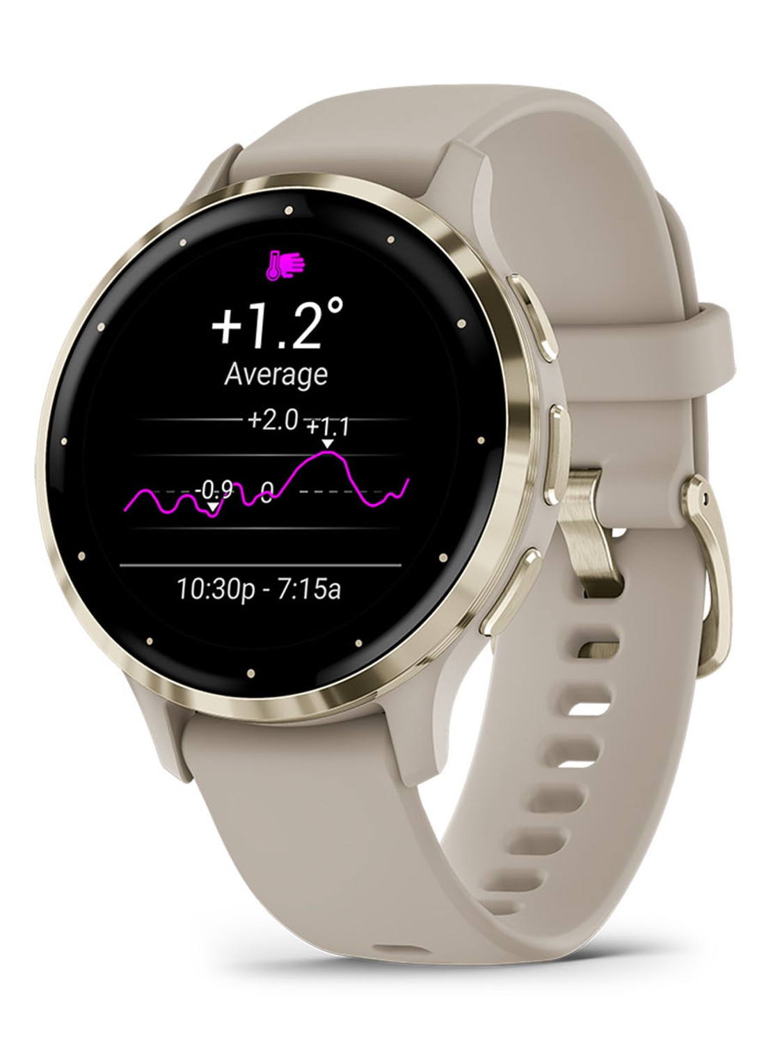 Garmin D2 Delta S Sapphire smartwatch met extra siliconen band 010-01988-31 - detail 2 grijs