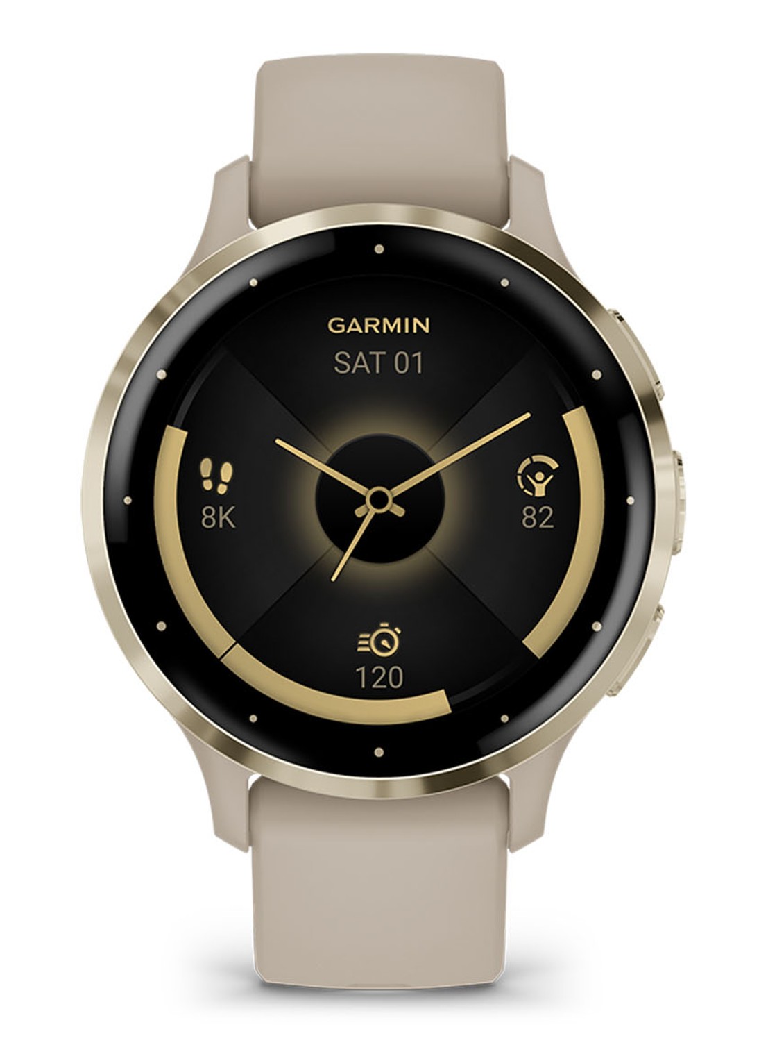 Garmin D2 Delta S Sapphire smartwatch met extra siliconen band 010-01988-31 - voorkant 6 grijs