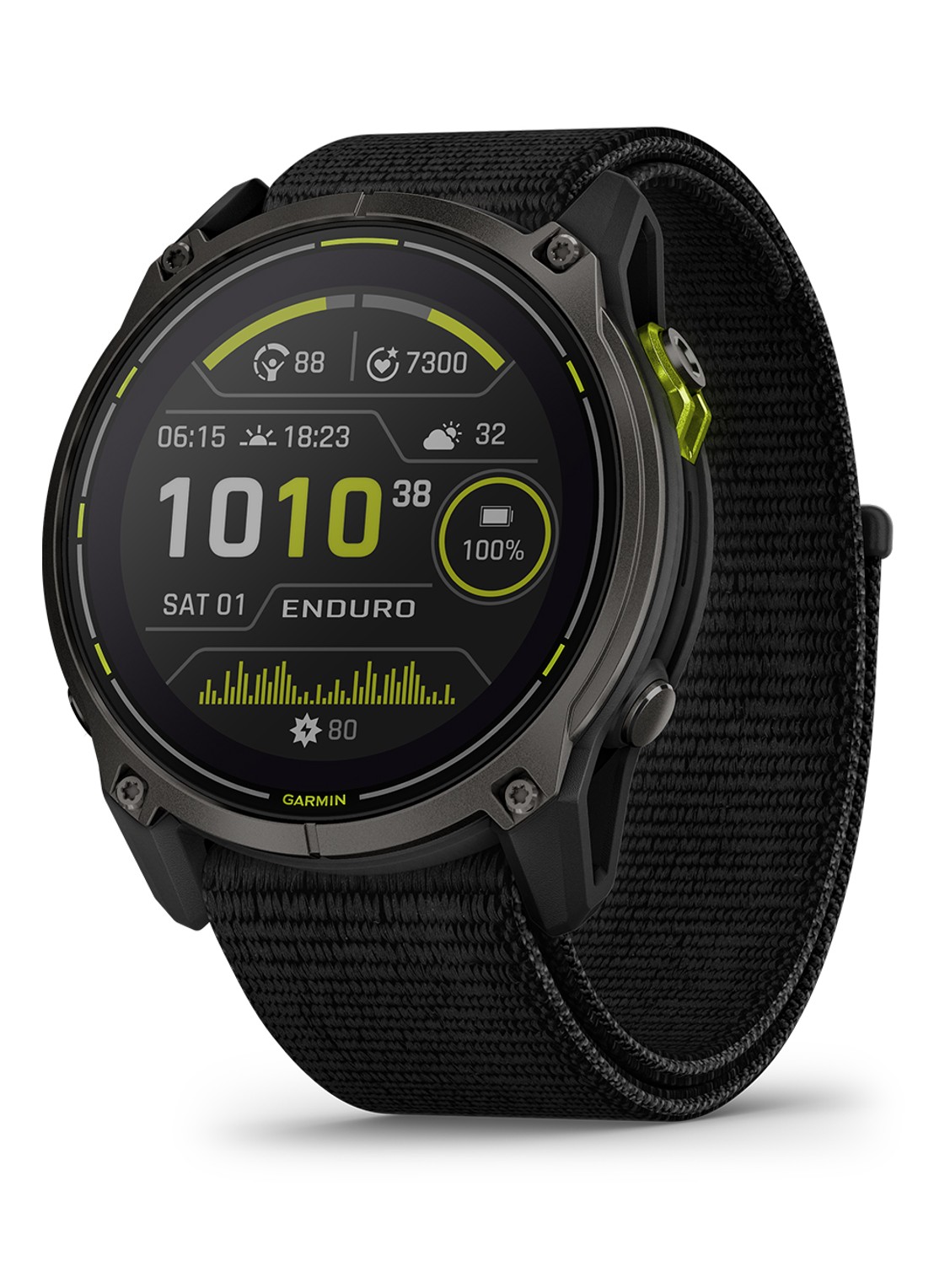 Garmin Enduro 3 - detail zwart