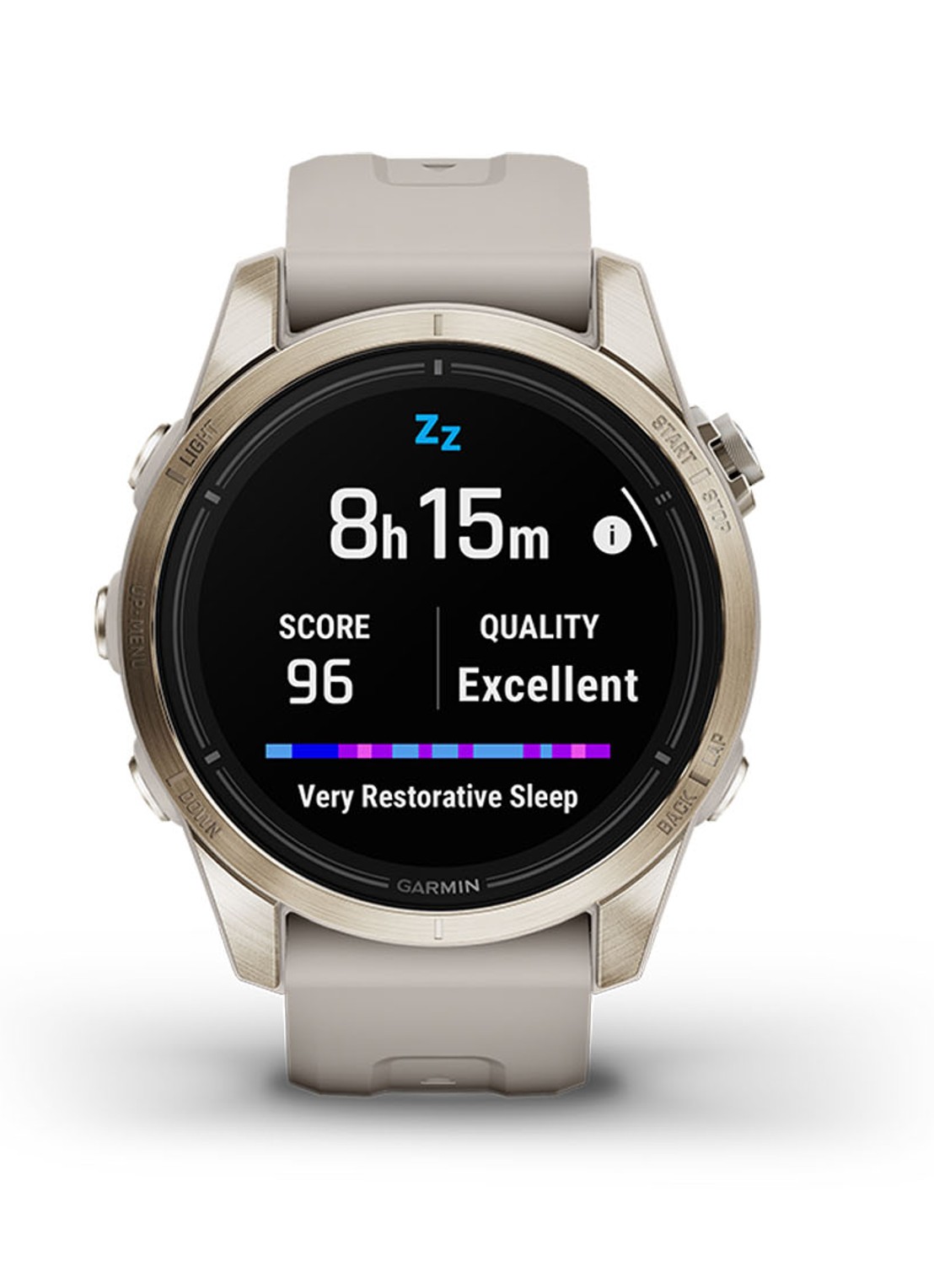 Garmin Epix Pro horloge 42 mm met saffierglas - detail 4 goud