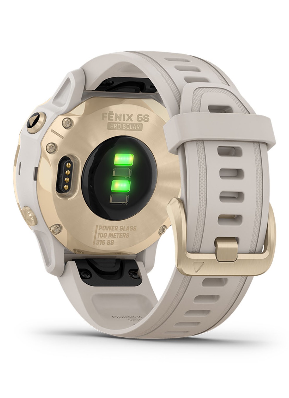Garmin Fenix 6s Pro Solar smartwatch 010-02409-11 - detail 3 goud