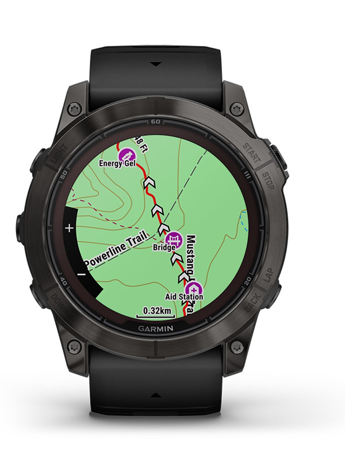 Garmin Fenix 7X Pro Sapphire Solar horloge 51 mm met saffierglas - detail 4 zwart