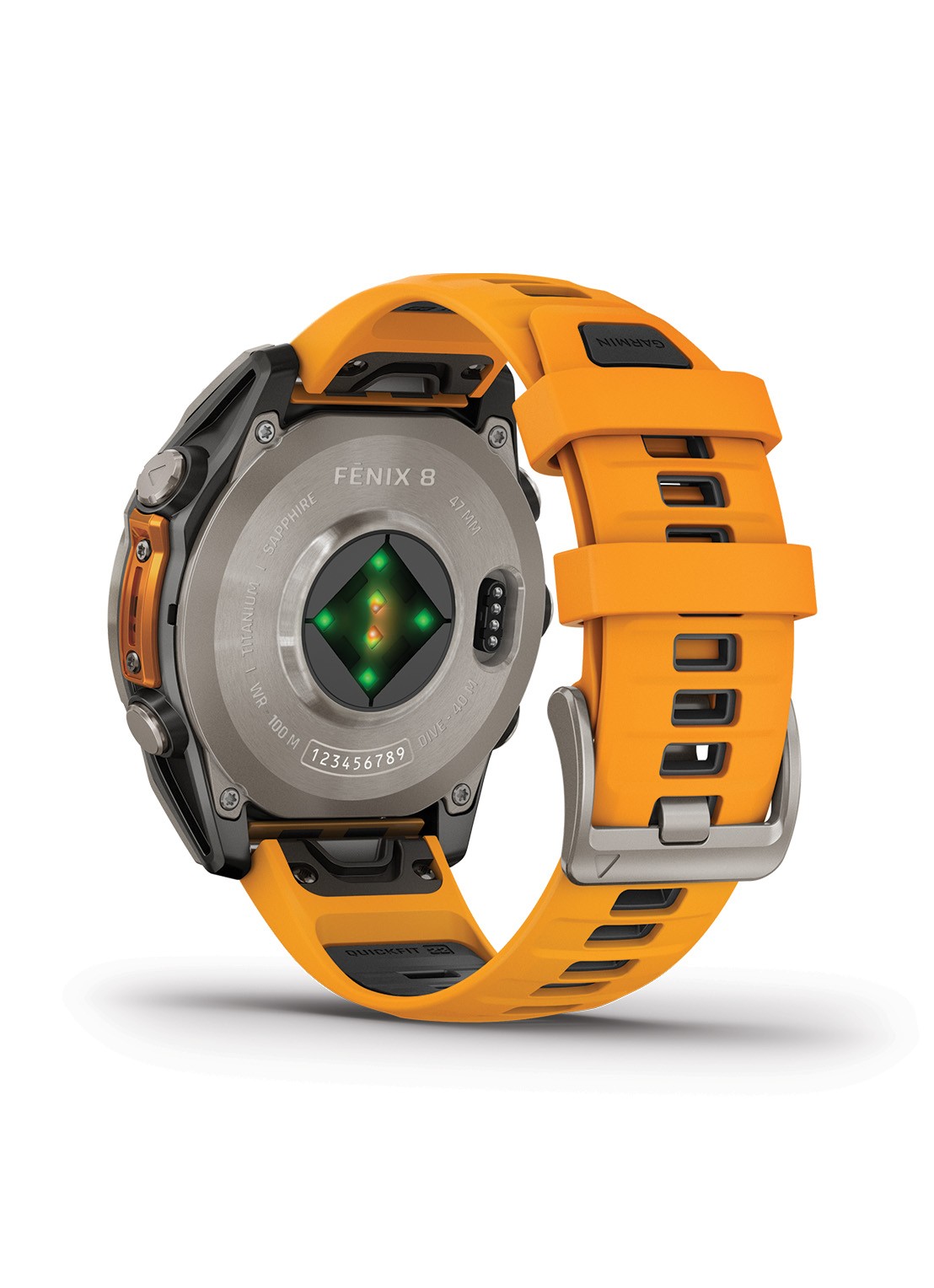 Garmin Fenix 8 47mm, AMOLED, saffier - detail antraciet