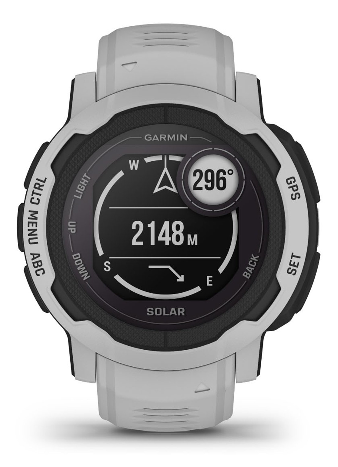 Garmin Instinct 2 Solar smartwatch 45 mm - detail 3 grijs