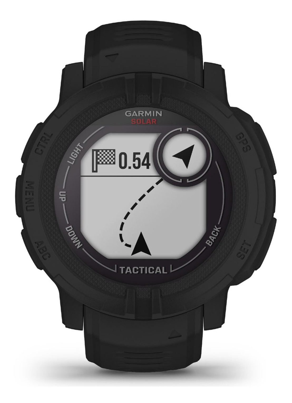 Garmin Instinct 2 Solar smartwatch 45 mm - detail 4 zwart