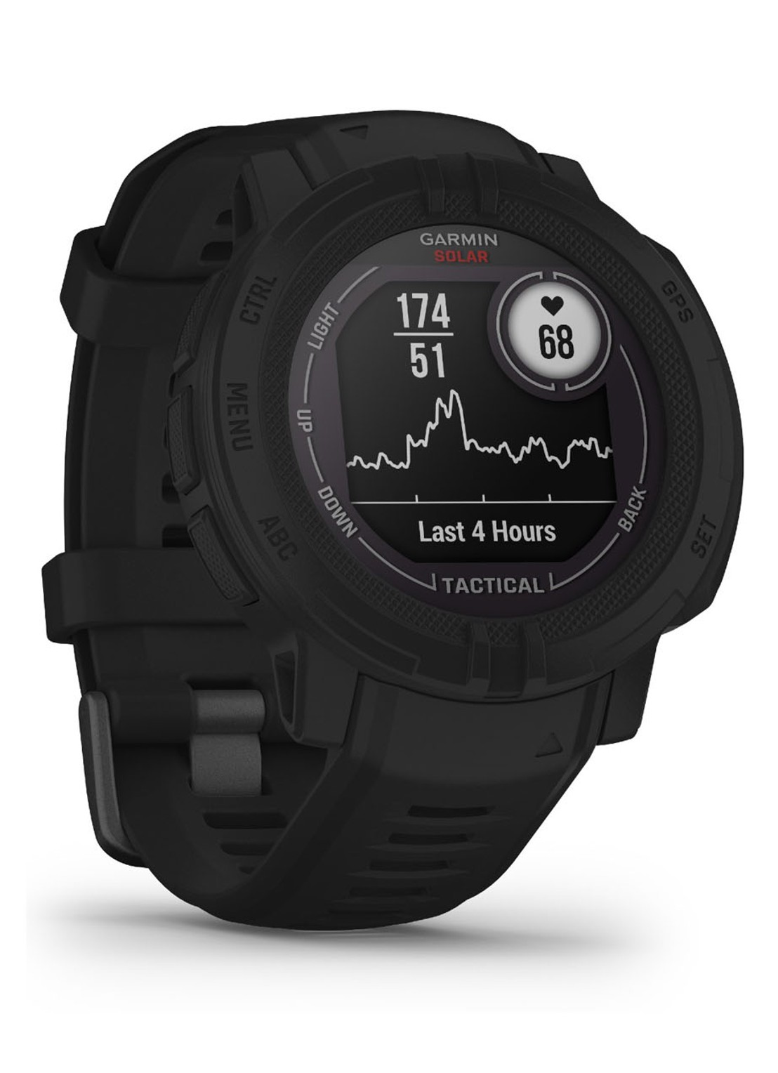Garmin Instinct 2 Solar smartwatch 45 mm - detail 5 zwart