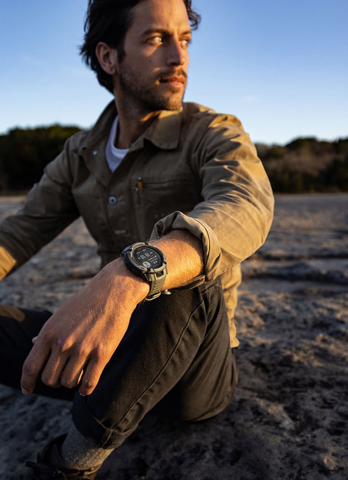 Garmin Instinct 2X Solar smartwatch 50 mm - detail 5 zwart