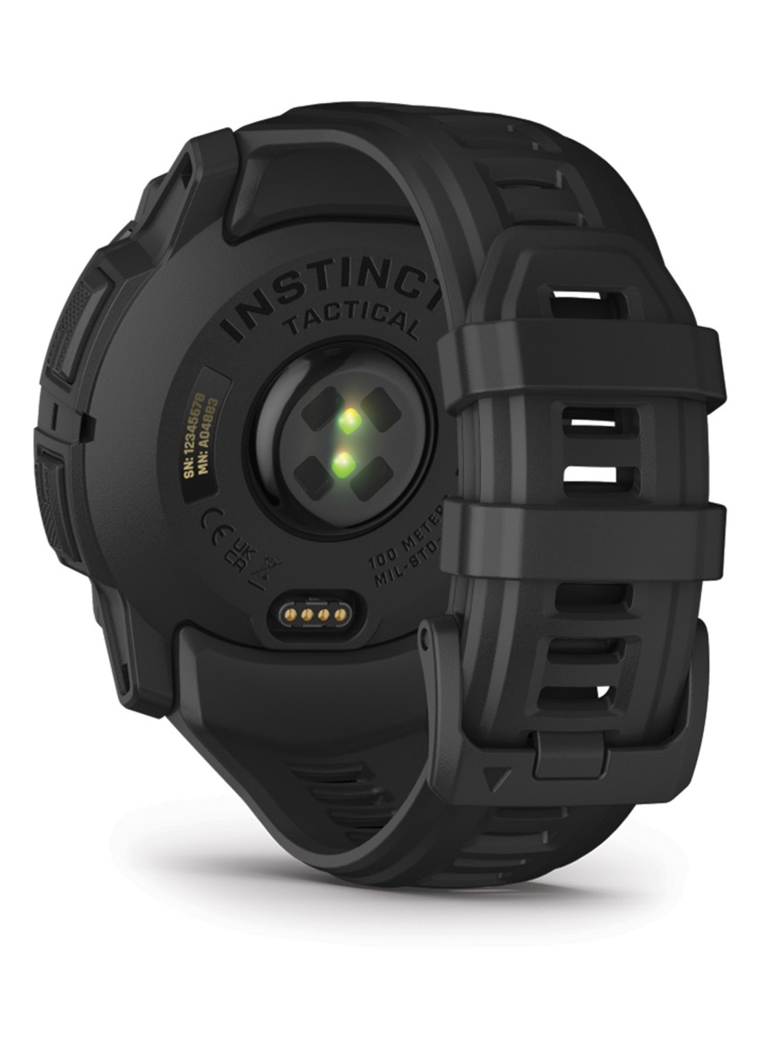 Garmin Instinct 3 Tactical Solar smartwatch 50 mm - detail 7 zwart