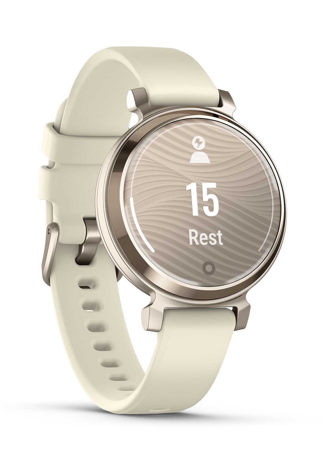 Garmin Lily 2 smartwatch 35,4 mm - detail gebroken wit