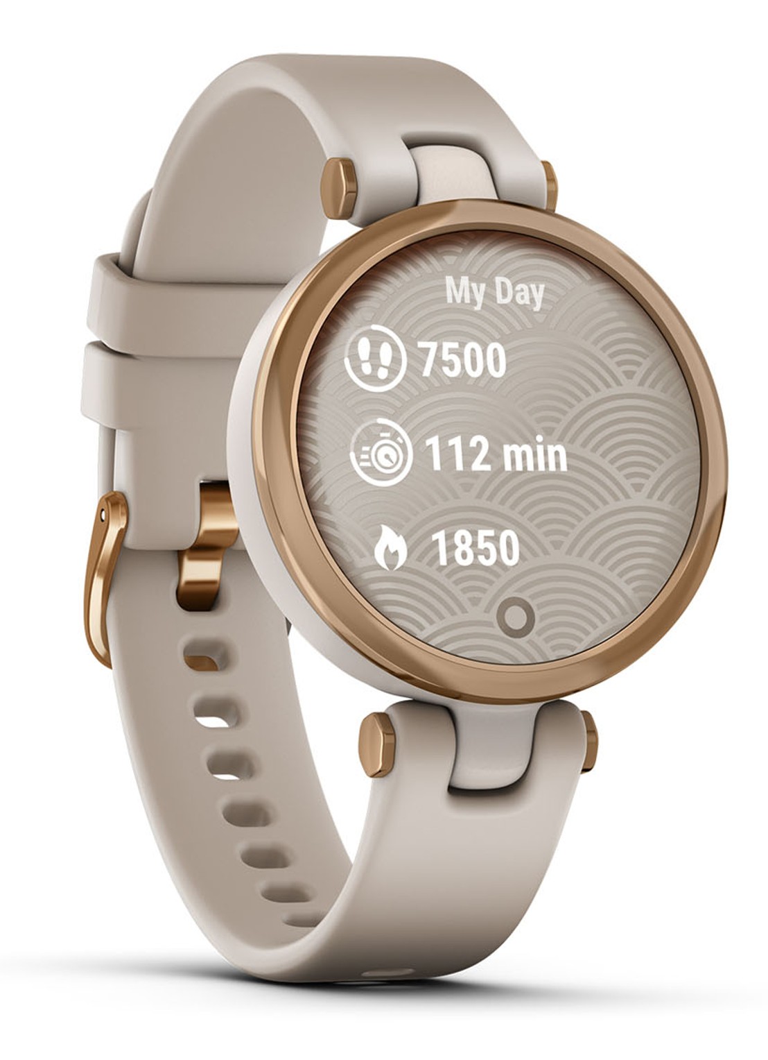Garmin Lily smartwatch 35 mm - detail roségoud