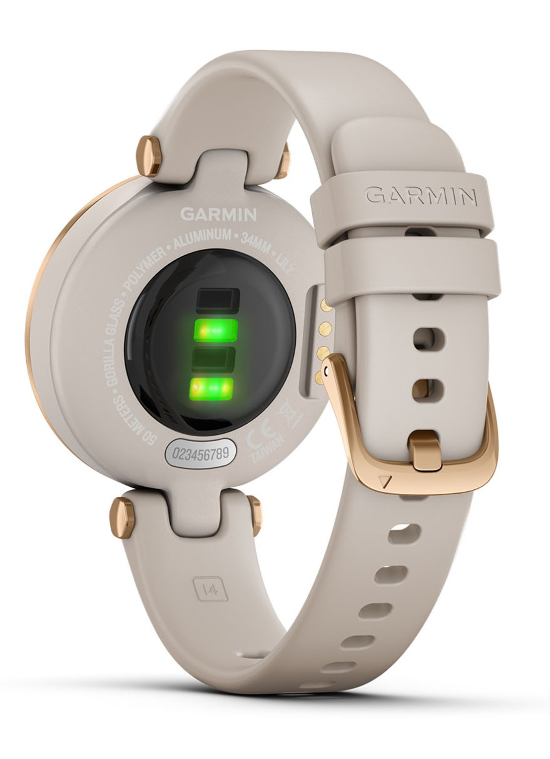 Garmin Lily smartwatch 35 mm - detail 2 roségoud