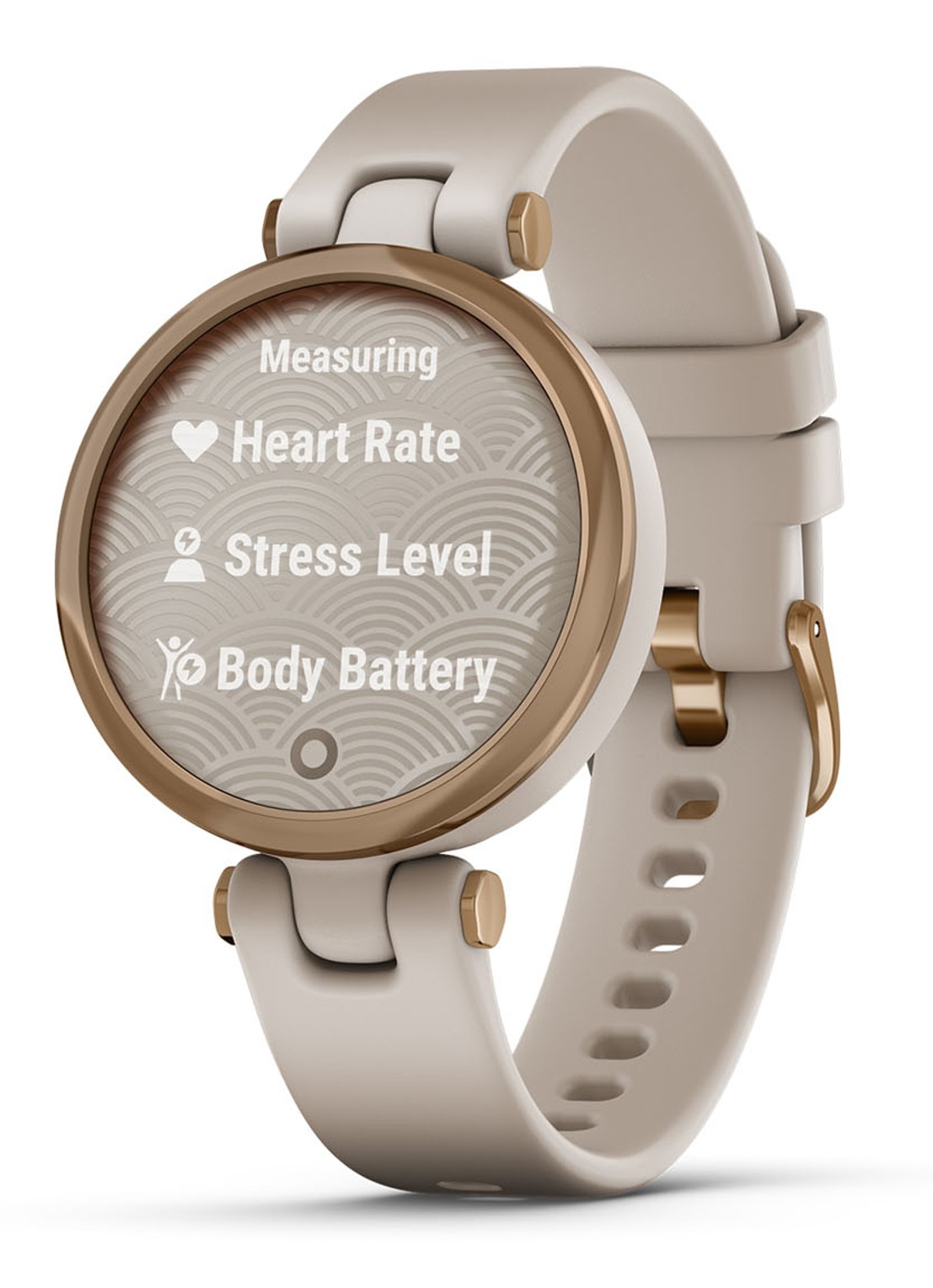 Garmin Lily smartwatch 35 mm - voorkant 7 roségoud