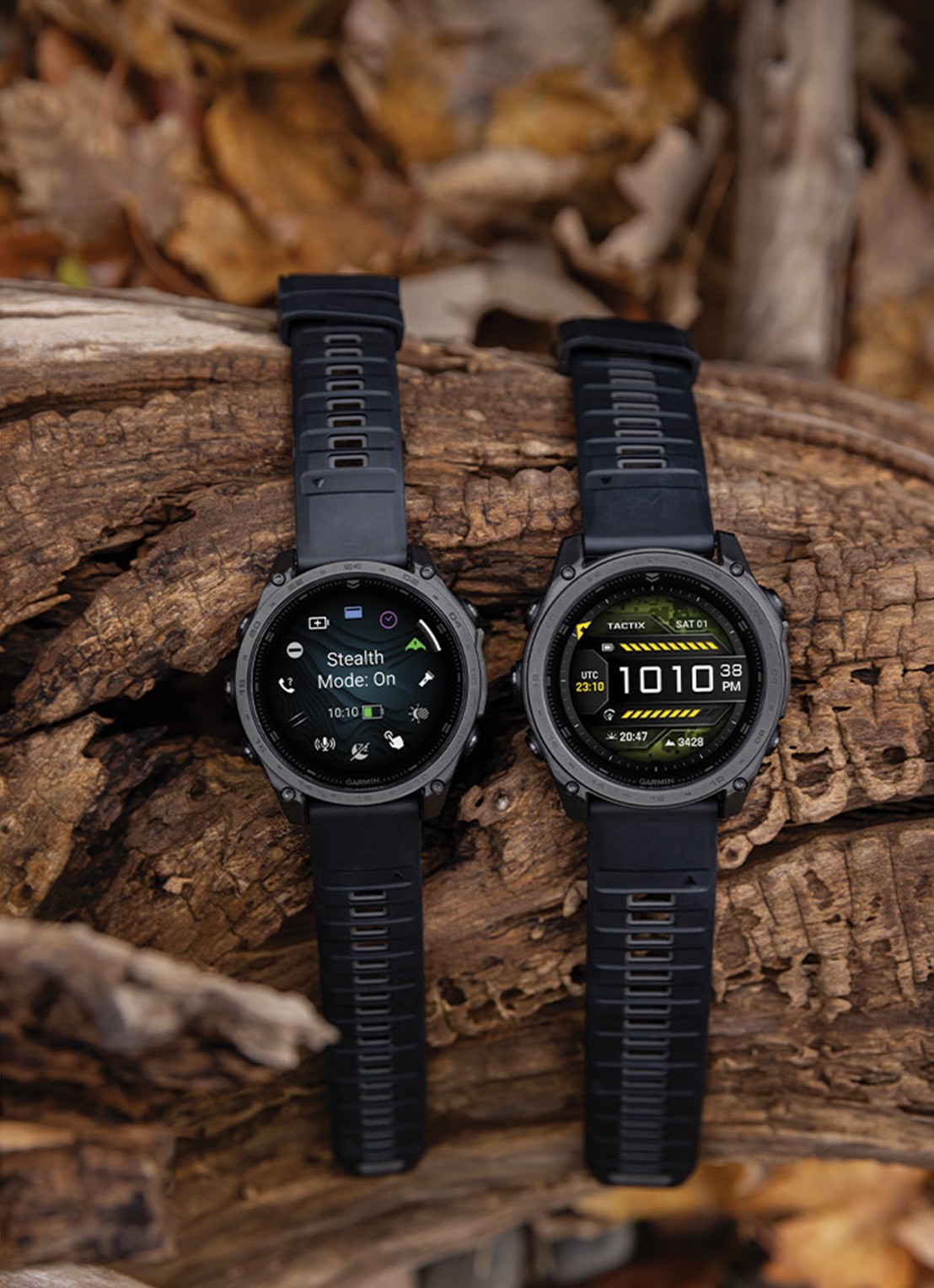 Garmin tactix 8 smartwatch 47 mm, AMOLED - voorkant 2 zwart