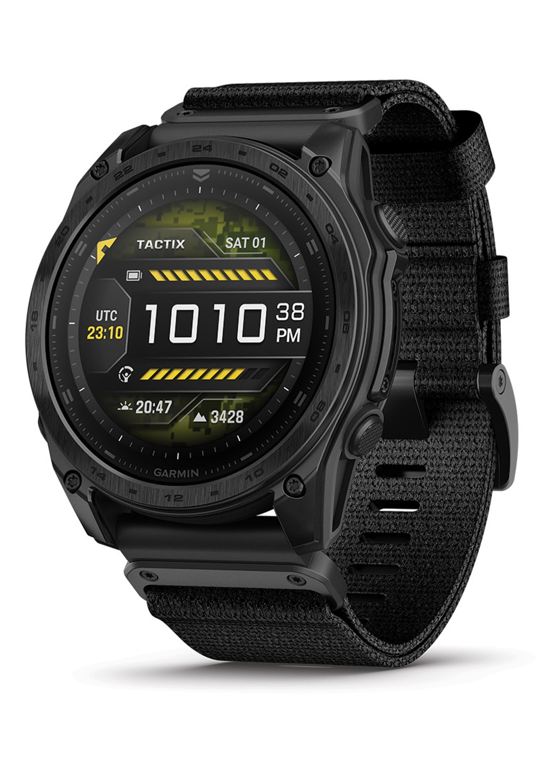 Garmin tactix 8 smartwatch 51 mm, AMOLED - detail zwart