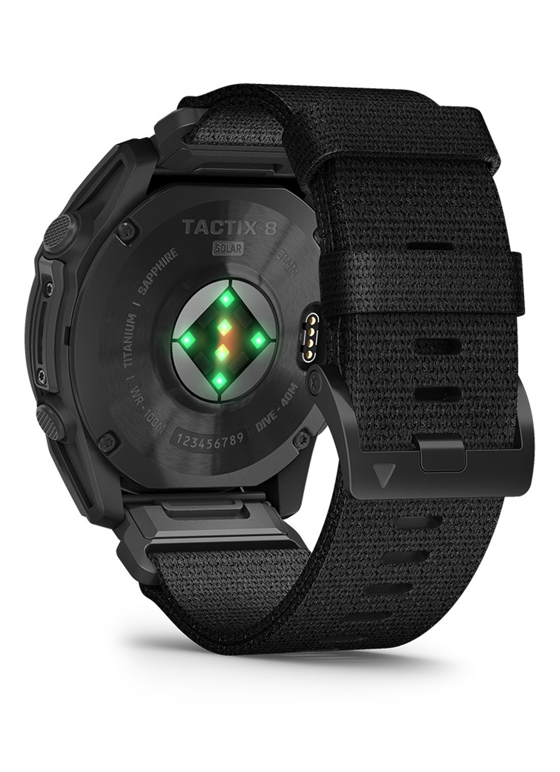 Garmin Tactix 8 smartwatch 51 mm, Solar - detail 6 zwart