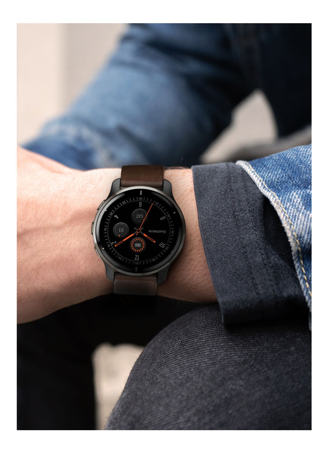 Garmin Venu 2 Plus smartwatch 43 mm - detail 3 zwart