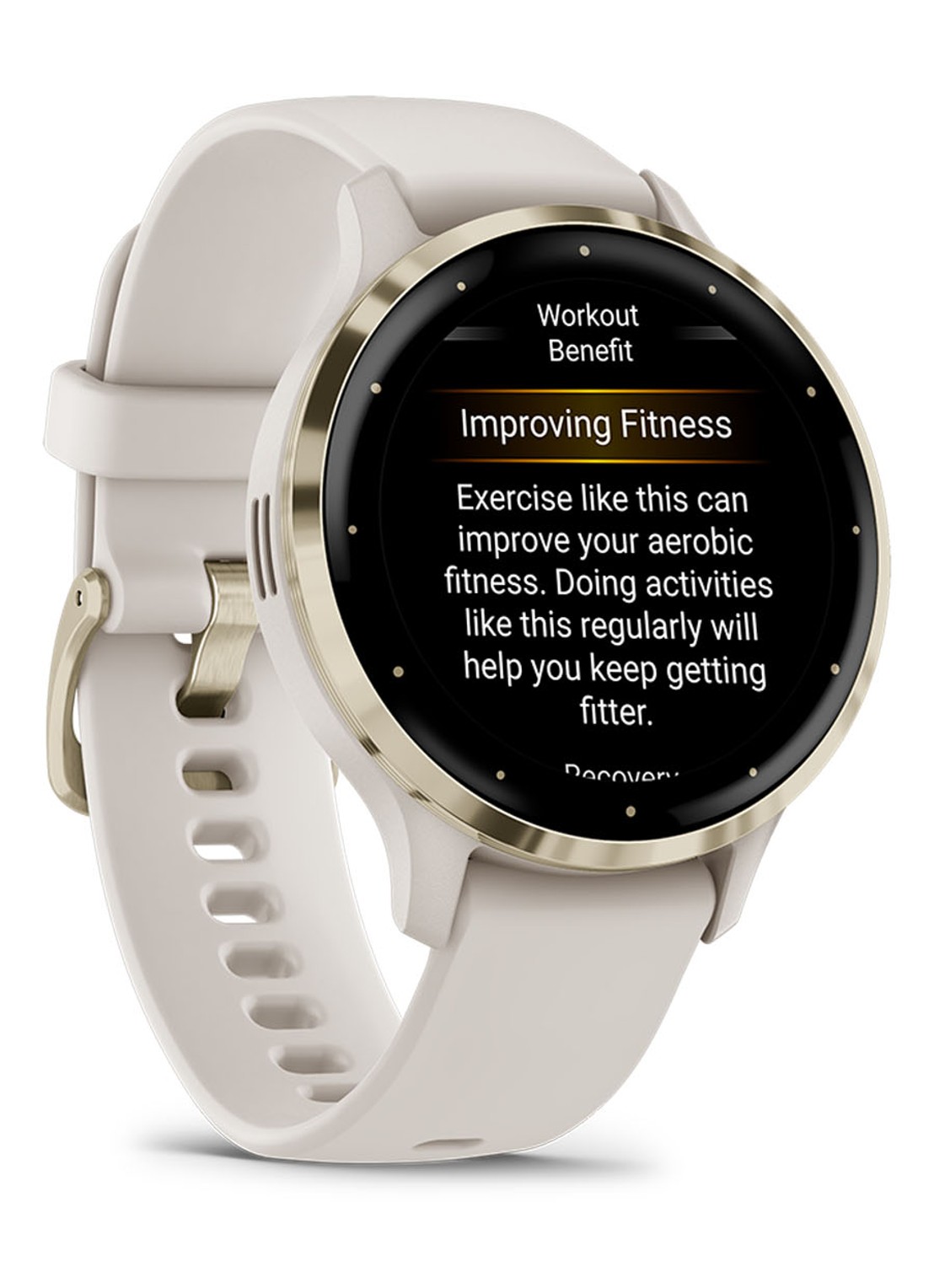 Garmin Venu 3S smartwatch 41 mm - detail 3 wit