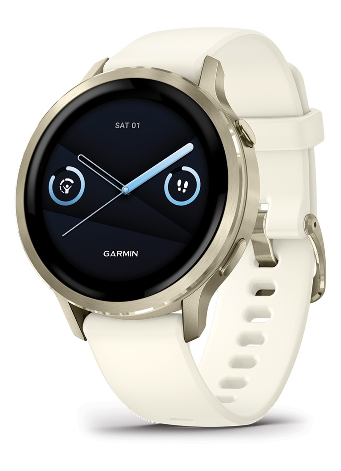 Garmin Venu 4 - 41mm - detail lunar gold