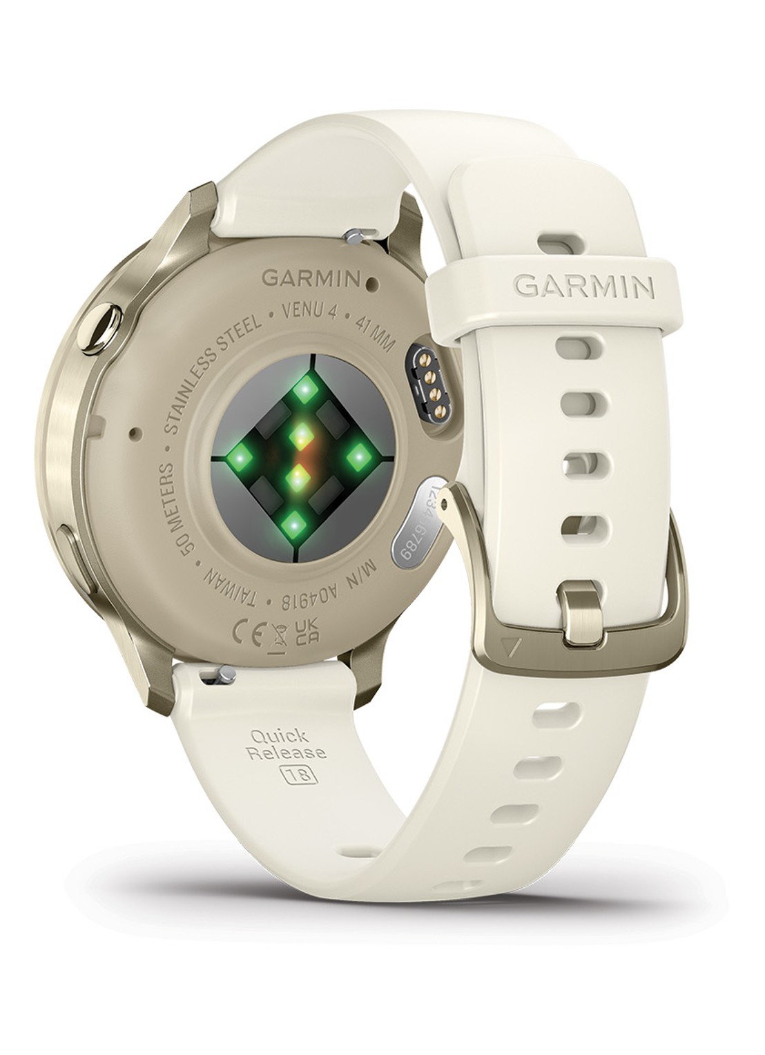 Garmin Venu 4 - 41mm - detail 4 lunar gold