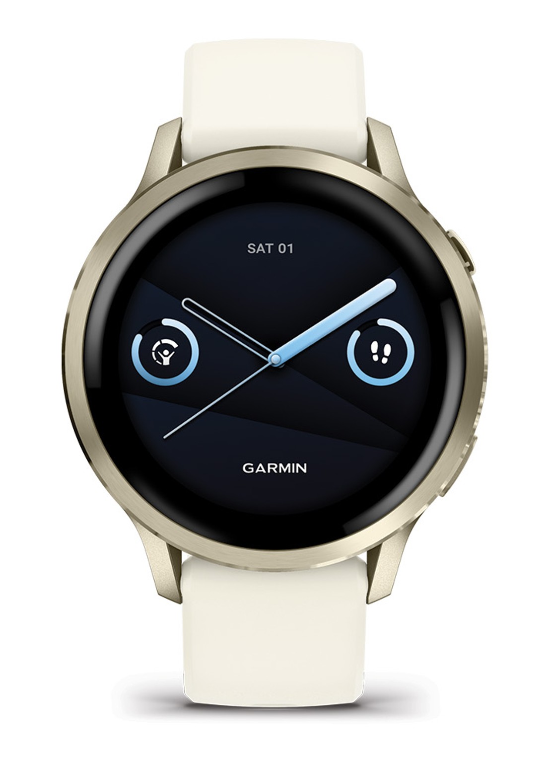 Garmin Venu 4 - 41mm - voorkant 6 lunar gold