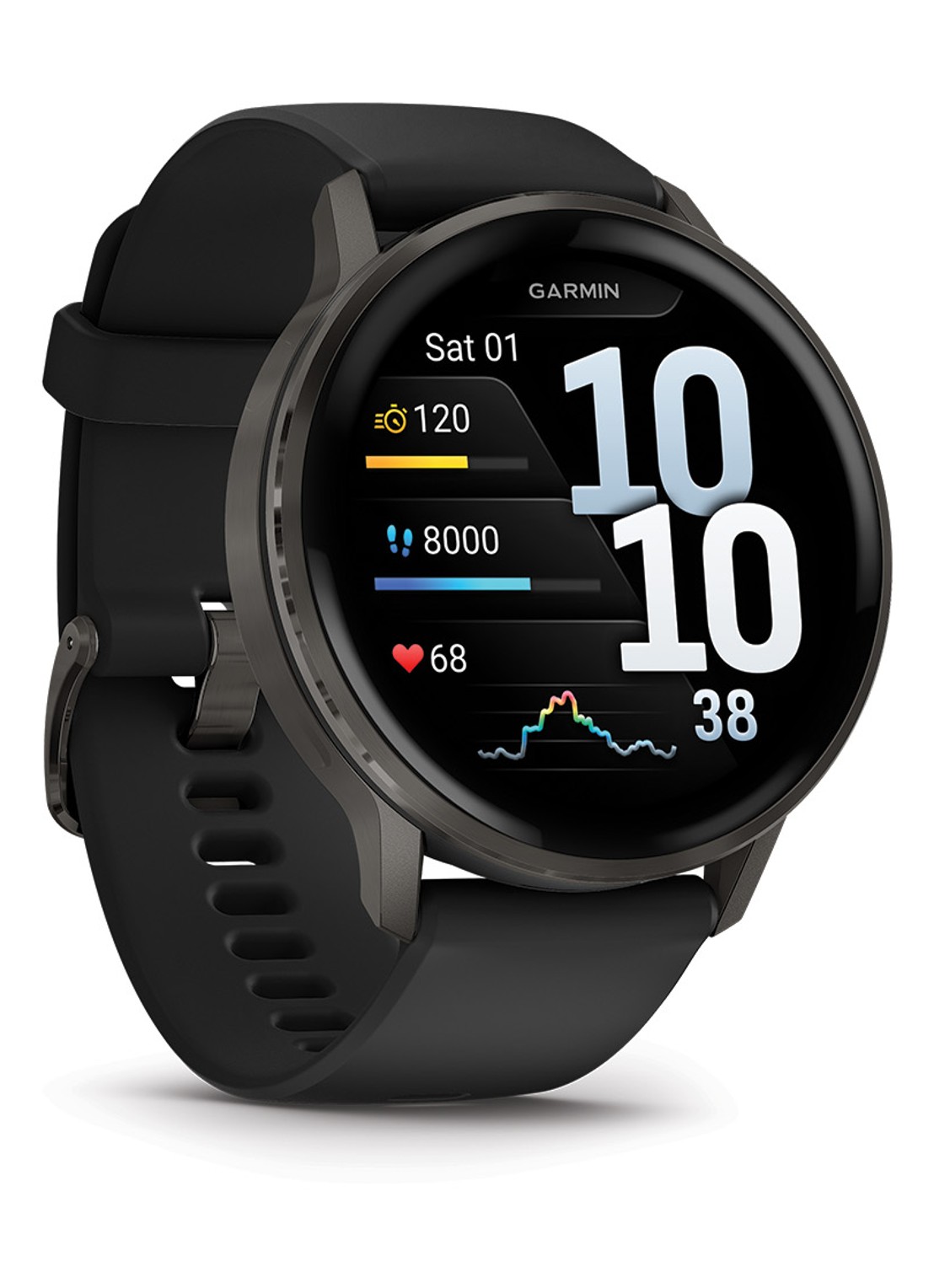 Garmin Venu 4 - 45mm - detail 3 zilver