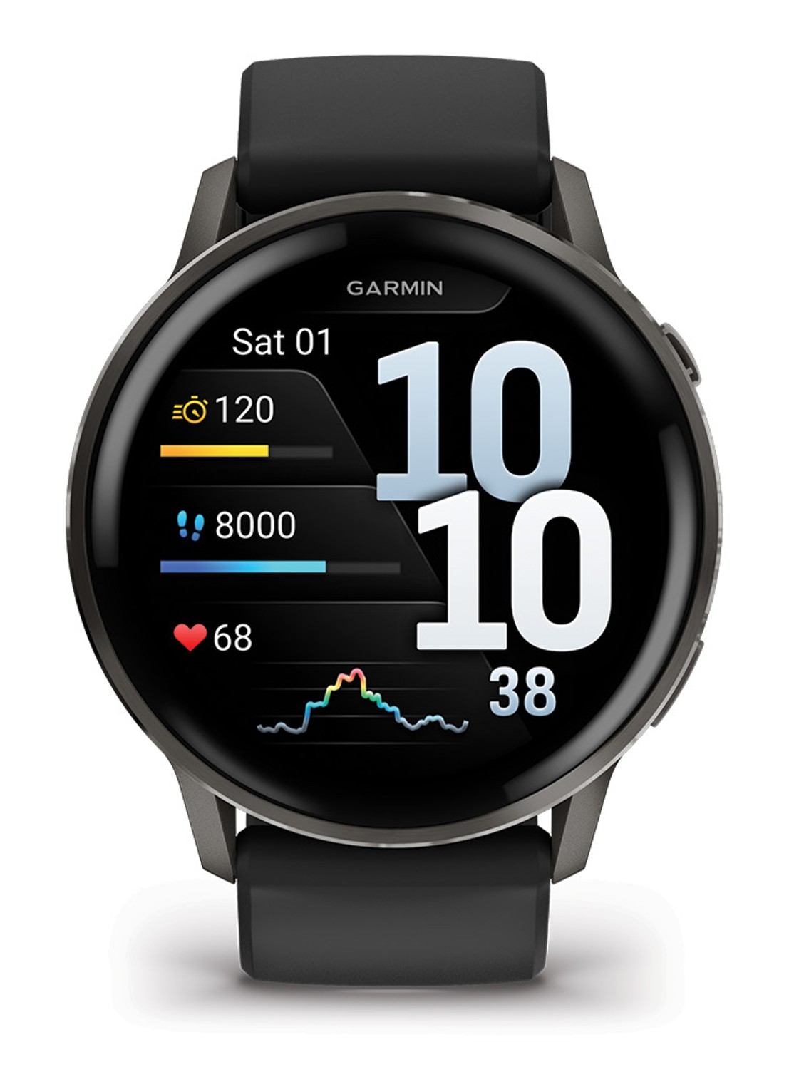Garmin Venu 4 - 45mm - voorkant zilver