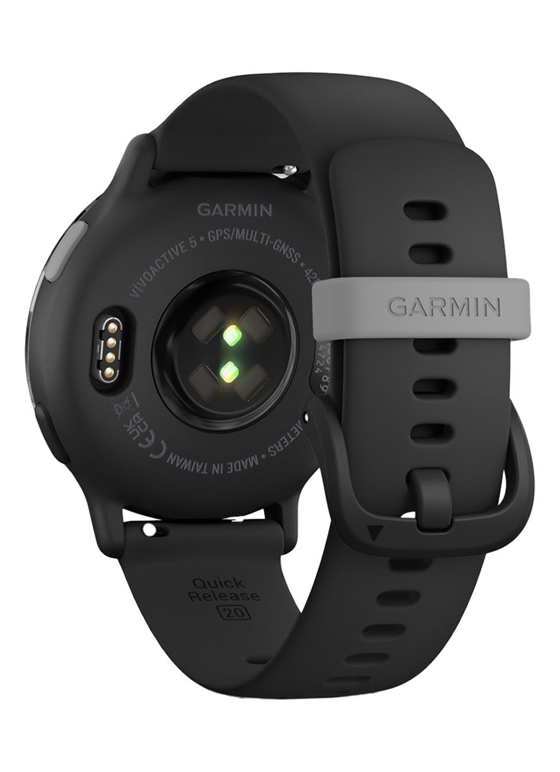 Garmin Vivoactive 5 smartwatch 42,2 mm - detail zwart