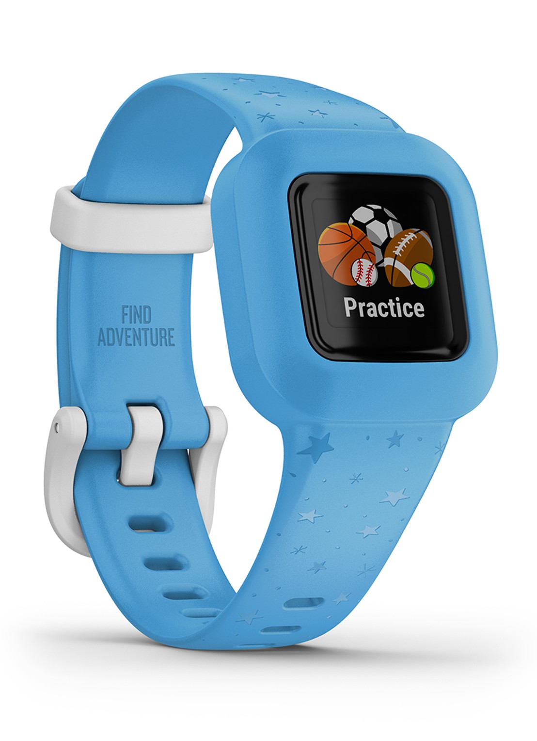 Garmin Vivofit Junior 3 kids horloge 30 mm - detail 4 blauw