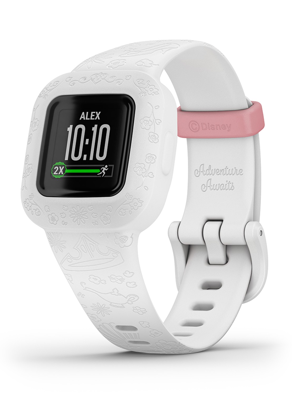 Garmin Vivofit Junior 3 kids horloge 30 mm - voorkant 2 wit
