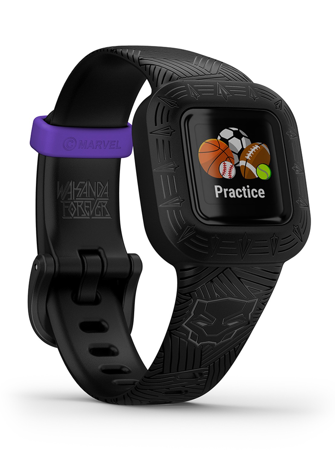 Garmin Vivofit Junior 3 kids horloge 30 mm - detail 4 zwart