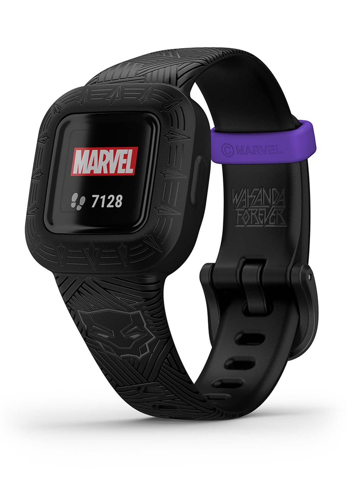 Garmin Vivofit Junior 3 kids horloge 30 mm - voorkant 2 zwart