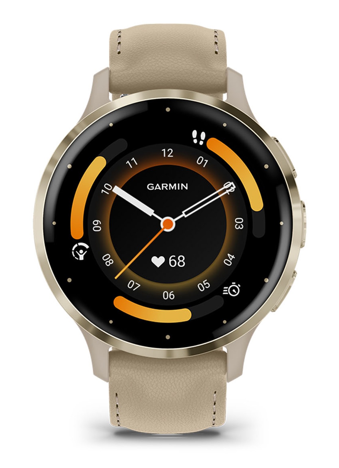 Garmin Vivomove 3 Sport hybride smartwatch 010-02239-01 - voorkant grijs