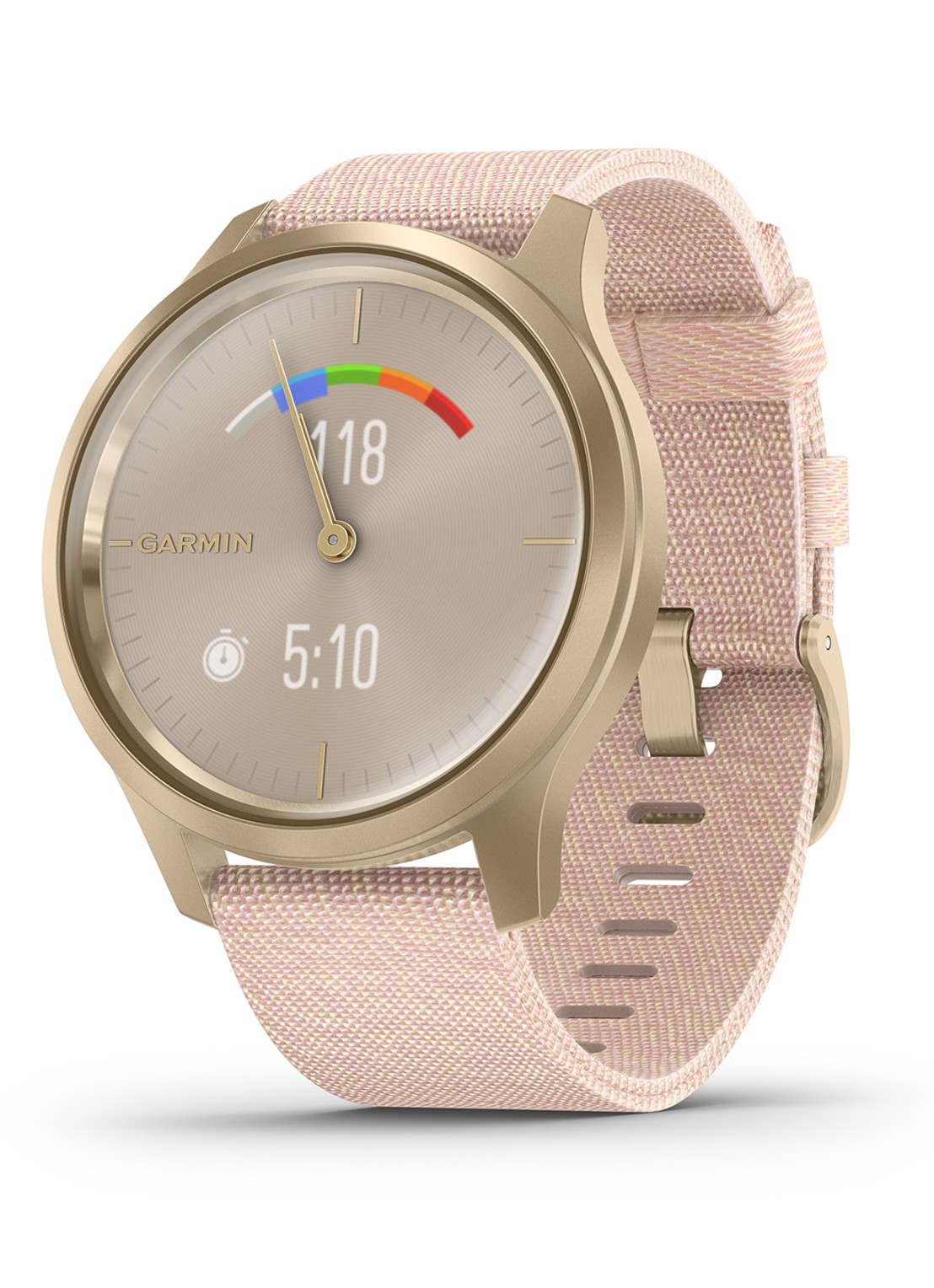 Garmin Vivomove Style hybride smartwatch 010-02240-02 - detail 4 lichtroze