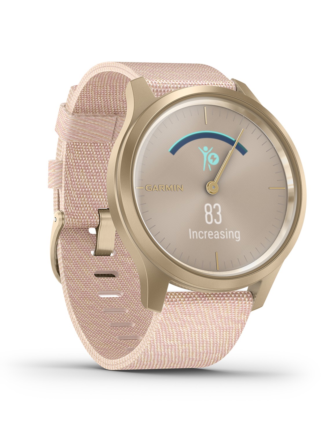 Garmin Vivomove Style hybride smartwatch 010-02240-02 - detail 5 lichtroze