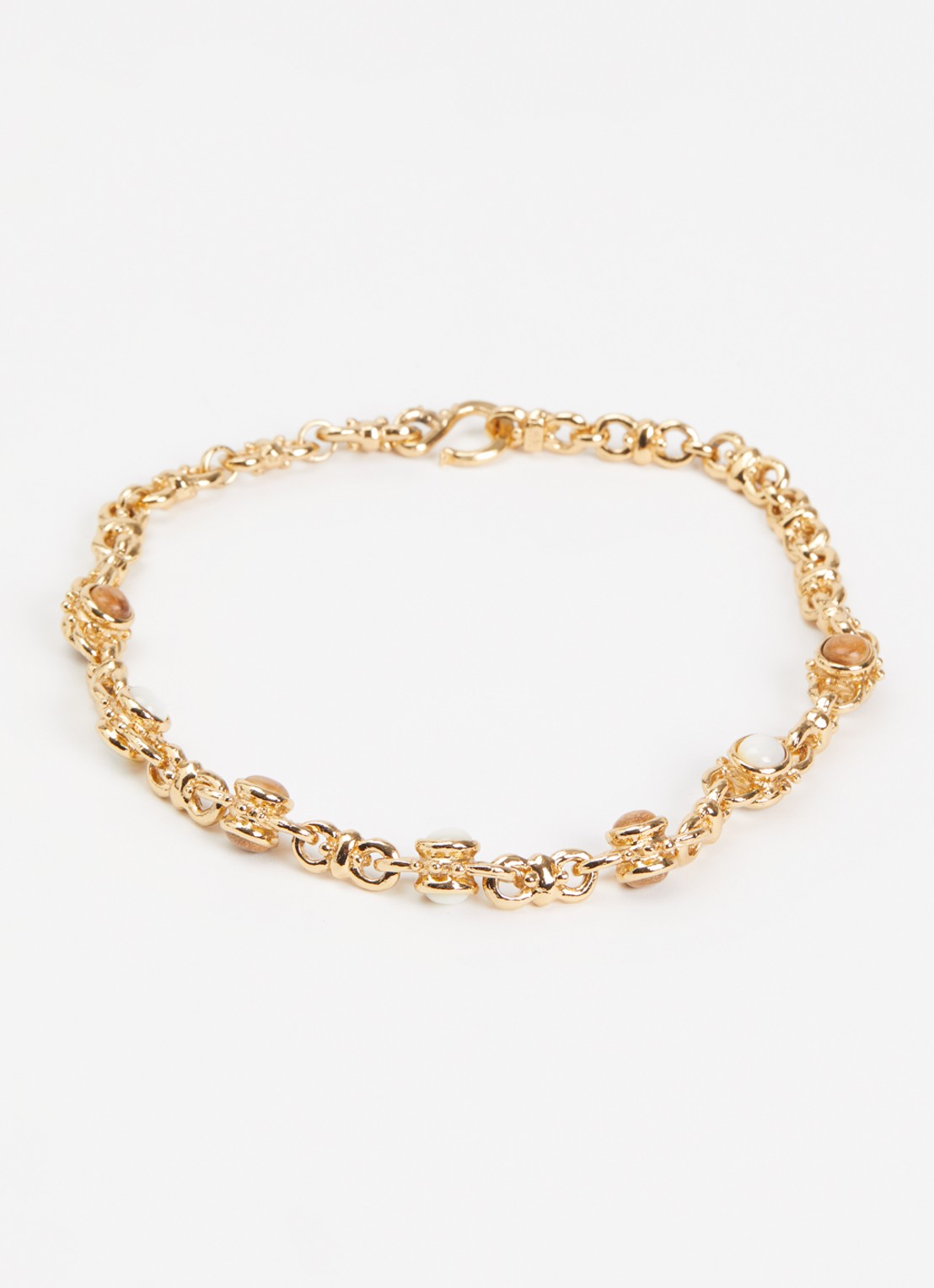 Gas Bijoux Amarante schakelketting verguld - detail goud