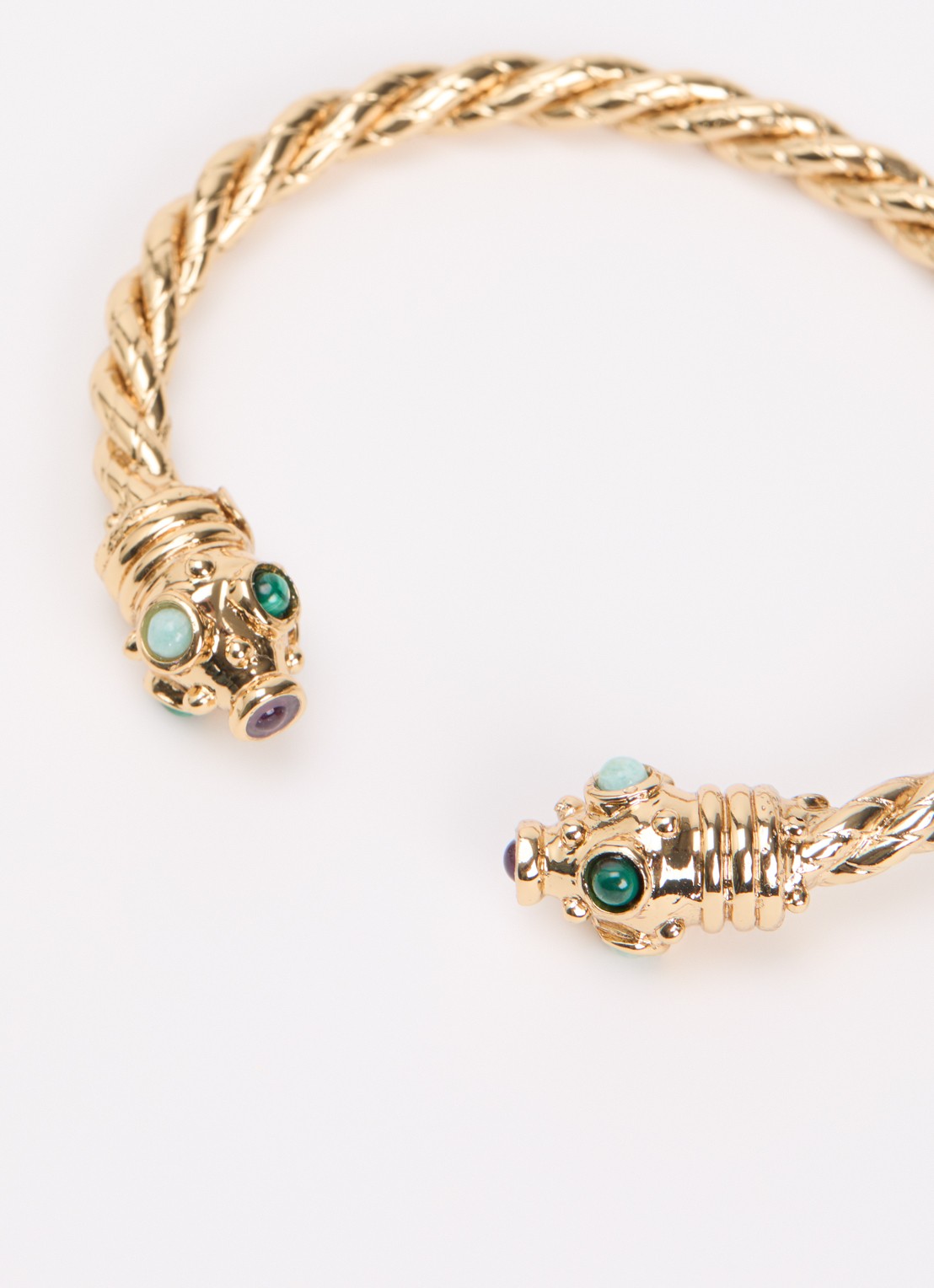 Gas Bijoux Amarante Torsade bangle verguld - detail 3 goud