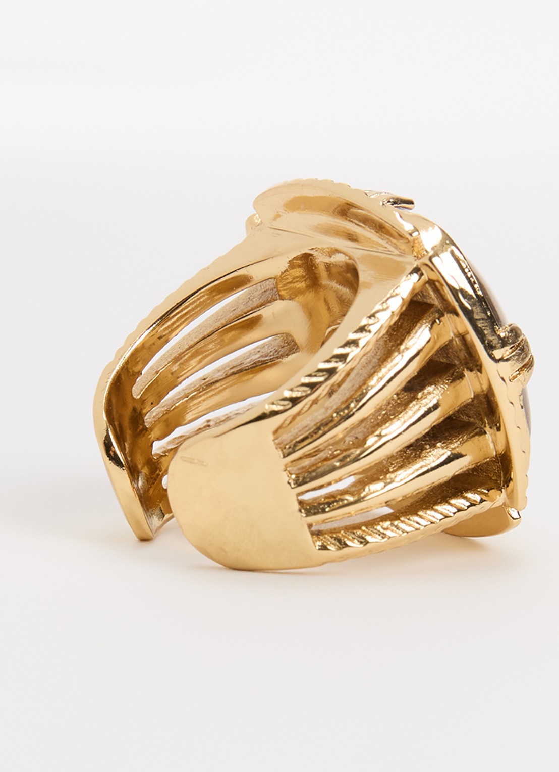 Gas Bijoux Arty ring verguld - detail 3 goud