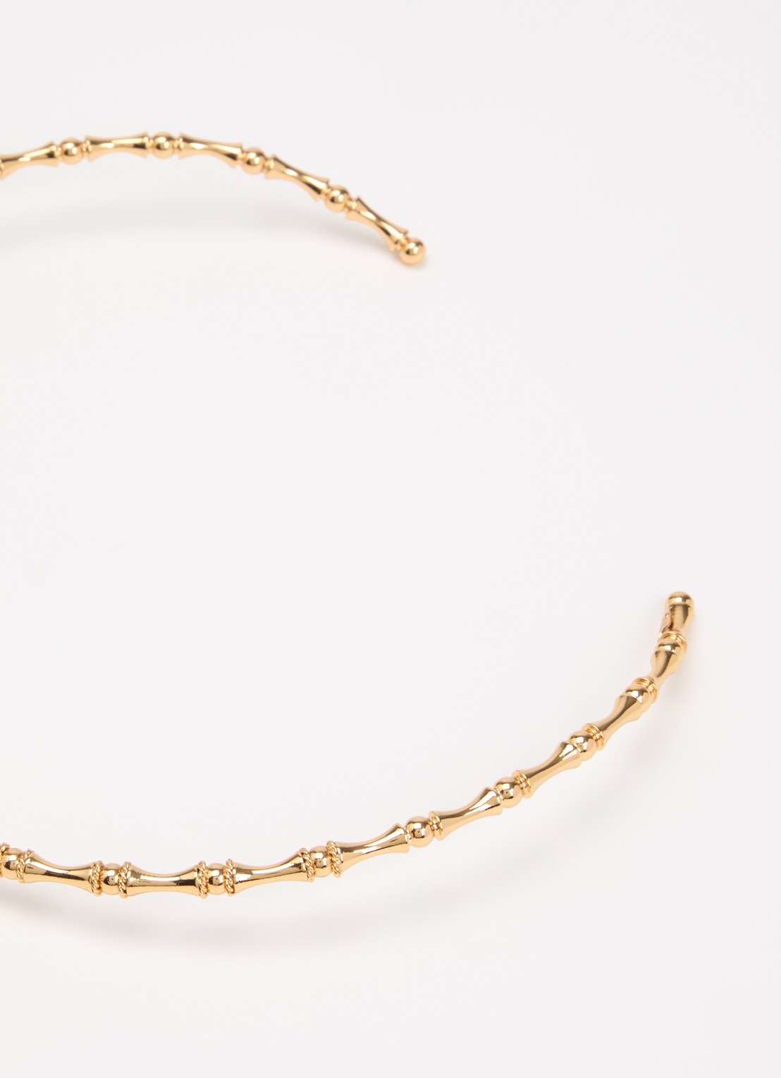 Gas Bijoux Bambou choker verguld - detail 2 goud