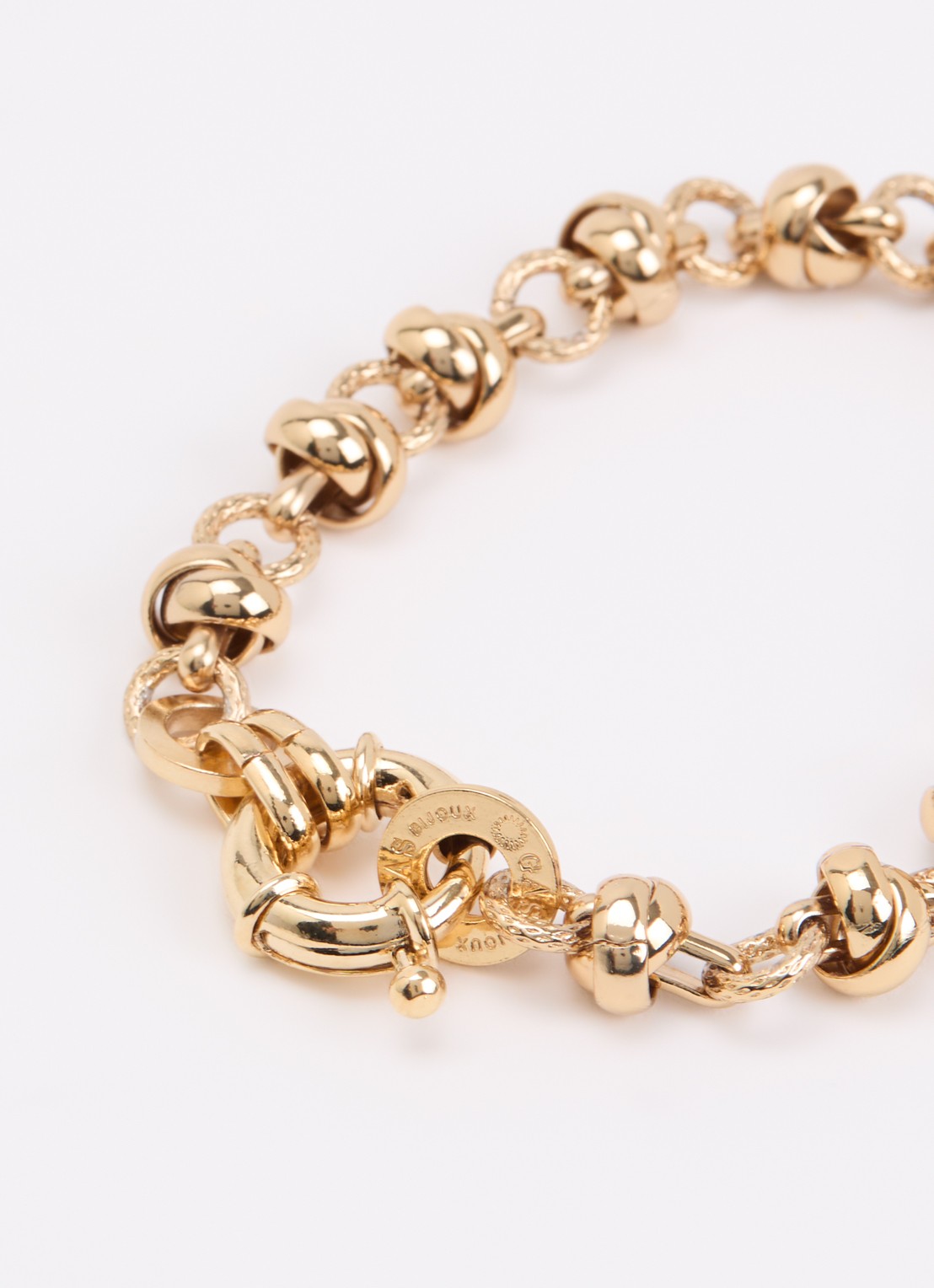 Gas Bijoux Batik schakelarmband verguld - detail 3 goud
