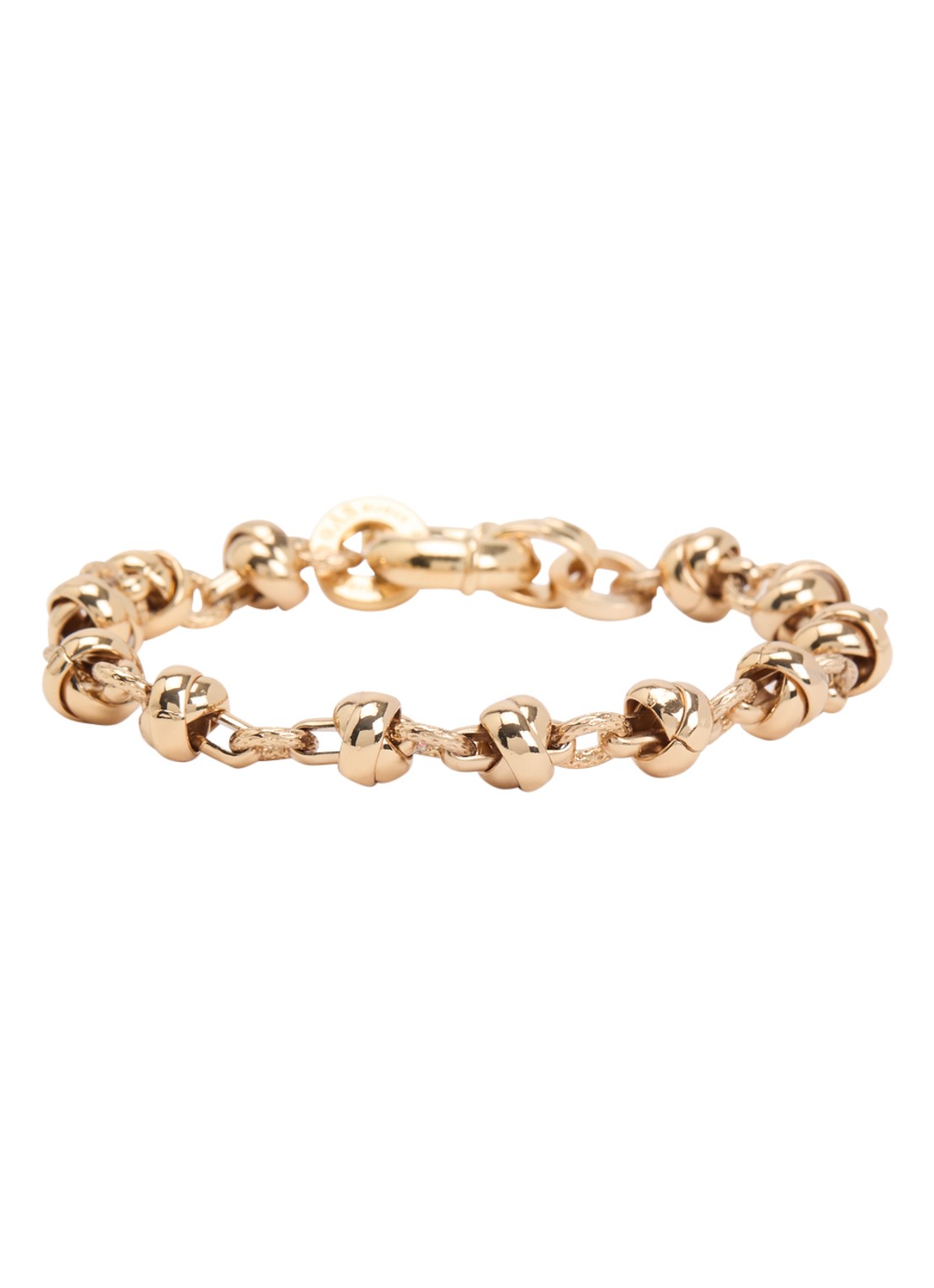 Gas Bijoux Batik schakelarmband verguld - voorkant goud