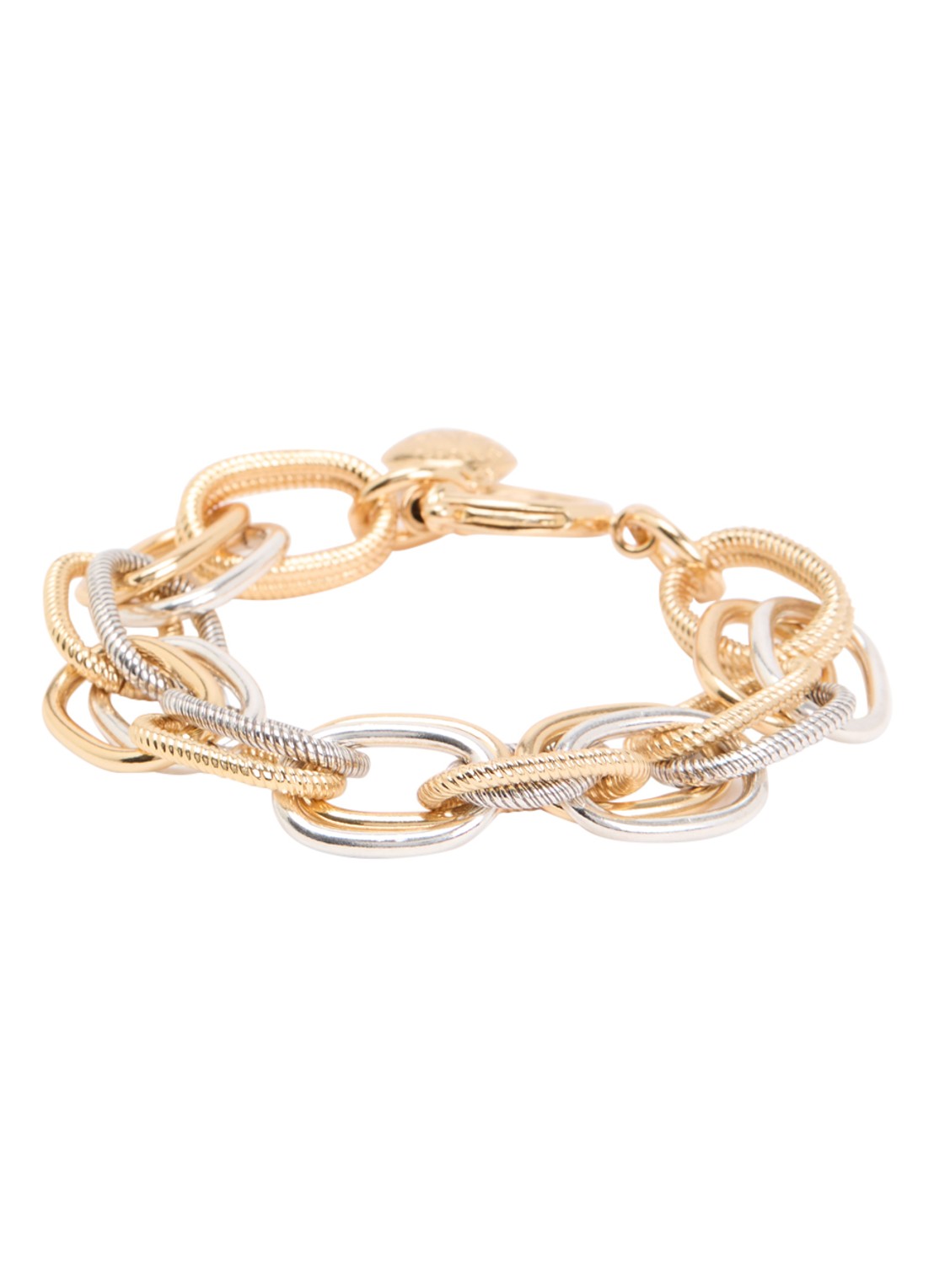 Gas Bijoux Bell schakelarmband  - voorkant 3 goud